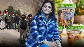 אנוראדהה מיטל, צילום: טוויטר/אנוראדהה מיטל, פלאש 90, מתוך אתר Ben & Jerry's