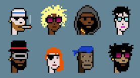 פרצופים מאוסף CryptoPunks, צילום: Larva Labs