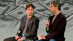 לארי פייג וסרגיי ברין, צילום: Joi Ito / Wikimedia