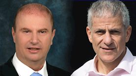 דרור תורן מנכ"ל אמריקה ישראל, ודני מור מנכ"ל בסט יזום, צילום: מיכל ארבל, סיון פרג'