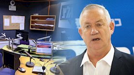 בני גנץ, גל"צ, צילום: פלאש 90/ יונתן סינדל, תומר נויברג