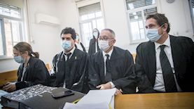 הסנגורים במשפט נתניהו, צילום: יהונתן זינדל, פלאש 90