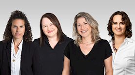 אירית אבני, סיגל ברננקה, אורנית ברנדס, ענבל דיין, צילום: נופר חסון הנדלמן