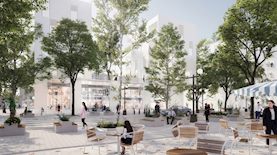 התוכנית שאישרה הוותמ"ל בעראבה. הדמיה: Rational Architects