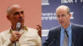 חגי סגל וגדי טאוב, צילום: יונתן זינדל ומרים אלסטר, פלאש 90