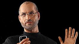 בובת המשחק של סטיב ג'ובס, צילום: מסך מאתר החברה In Icons