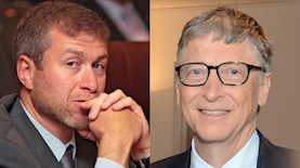 ביל גייטס ורומן אברמוביץ', צילום: רישיון חופשי ויקיפדיה