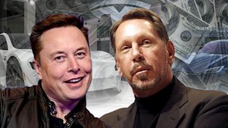 לארי אליסון, אילון מאסק, צילום: אינסטגרם/ לארי אליסון, אילון מאסק