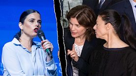 השרות מרב מיכאלי, תמר זנדברג ואיילת שקד, צילום: יונתן זינדל, פלאש 90