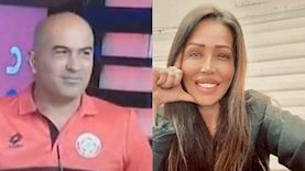 אפרת גוטפריד ויגאל רובין, צילום: באדיבות המצולמת וצילום מסך "מגרש פתוח" ערוץ הספורט