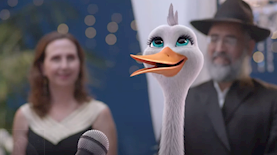 החסידה החדשה של לאומית, צילום: יוטיוב