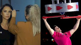 נינג'ה ואמא מלכת היופי, צילום: מסך קשת 12 וצילום מסך רשת 13