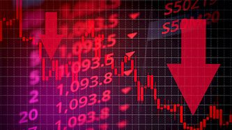 ירידות בבורסה, צילום: vecteezy