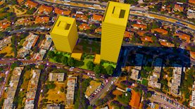 קרית יובל - בורוכוב. הדמיה: אדר' אלי רכס