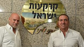 בני לחמיש (מימין) וירון תשבי, בעלי קבוצת קרקעות ישראל, צילום: באדיבות קרקעות ישראל
