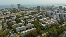מתחמי פרויקט פינוי בינוי ענק של חברת מטרופוליס בקריית אליעזר חיפה, צילום: ניר הופמן