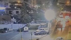 זיקוקים בלוד בצפירה, צילום: צילום מסך