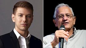 נחום ברנע, יאיר נתניהו, צילום: פלאש 90/ משה שי, באדיבות המצלם