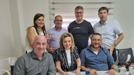 נציגי העובדים והנהלת נביעות, צילום: זרוע העבודה אתר gov.il