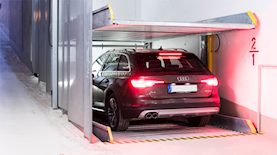 מתקן החנייה הראשון בעולם עם הצהרה סביבתית, צילום: Parklift450