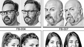 כפילים, צילום: תמונות שפורסמו במחקר