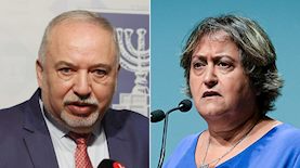 יפה בן דוד, אביגדור ליברמן, צילום: פלאש 90/ אבשלום ששוני, סיון שחור ענבה לעמ