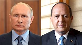 ניר ברקת, ולדימיר פוטין, צילום: פלאש 90/ אוליביה פיטוסי, wikiwand