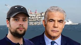 יאיר לפיד וטופז לוק, צילום: פלאש 90/ יוסי אלוני, אוליבייה פיטוסי