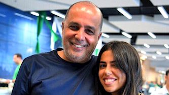 אור ועמוס לוזון, צילום: פייסבוק/ אור לוזון