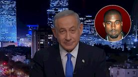בנימין נתניהו מגיב לסערת האנטישמיות של קניה ווסט, צילום: יוטיוב/ Real Time with Bill Maher, ויקיפדיה