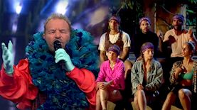 הישרדות, הזמר במסכה, צילום: מסך רשת 13, מסך קשת 12