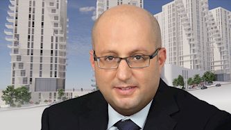 תמיר כהן, יו"ר ומנכ"ל שיכון ובינוי. הדמיה: גיא איגדרא אדריכלים, צילום: סיון פרג'
