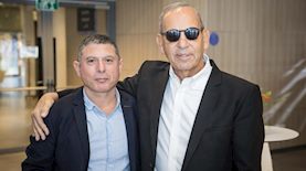 שמואל פרנקל ומאיר ברדוגו, צילום: עודד קרני, מנהלת הליגה