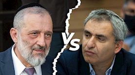 זאב אלקין, אריה דרעי, צילום: פלאש 90/ יונתן זינדל