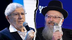 הרב שמואל אליהו, אהרון ברק, צילום: פלאש 90/ אוליביה פיטוסי, יונתן זינדל
