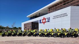 האופנועים החדשים של מדא, צילום: תיעוד מבצעי מדא
