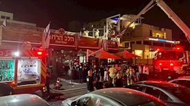 שריפה במסעדת הלב הרחב, צילום: דוברות כבאות והצלה