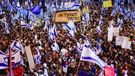 הפגנת הימין, צילום: פלאש 90/ אריק מרמור