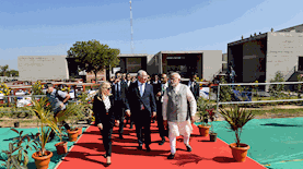 נתניהו ומודי בביקור בהודו, צילום: אבי אוחיון לע"מ