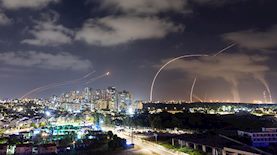 יירוטים של כיפת ברזל, צילום: פלאש 90/ יוסי אלוני