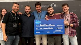 הזוכים בהאקתון HackRU, צילום: סיילספורס