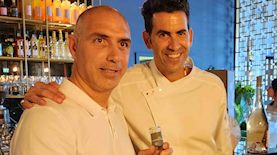 שגב משה עם אנדרה חינאווי, צילום: אמיר גרין