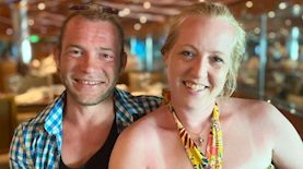 הנוסע הנעדר ואשתו, צילום: פייסבוק