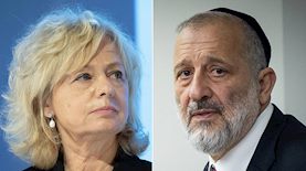 אריה דרעי, גלי בהרב-מיארה, צילום: פלאש 90/ יונתן זינדל