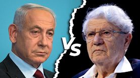 אהרון ברק, בנימין נתניהו, צילום: פלאש 90/ יונתן זינדל