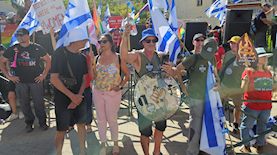 ההפגנה בירושלים, צילום: טוויטר