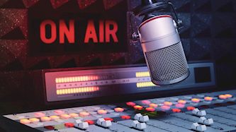 אולפן רדיו, צילום: shutterstock