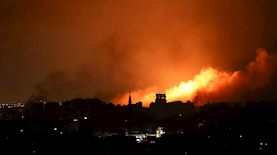 תקיפת ישראל בעזה במלחמת חרבות ברזל, צילום: מוחמד עטייה/פלאש 90