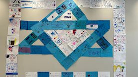 המחווה של ילדי ארה"ב לישראל, צילום: המרכז לטכנולוגיה חינוכית