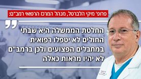 פרופ' מיקי הלברטל, מנהל המרכז הרפואי רמב"ם, צילום: ביהח רמבם